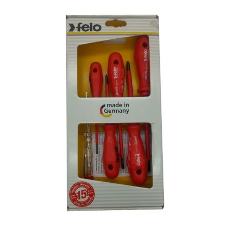 Imagen de Juego 5 destornilladores aislados Felo