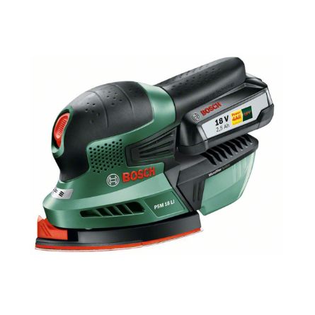 Imagen de Lijadora excéntrica batería Bosch PSM 18 LI