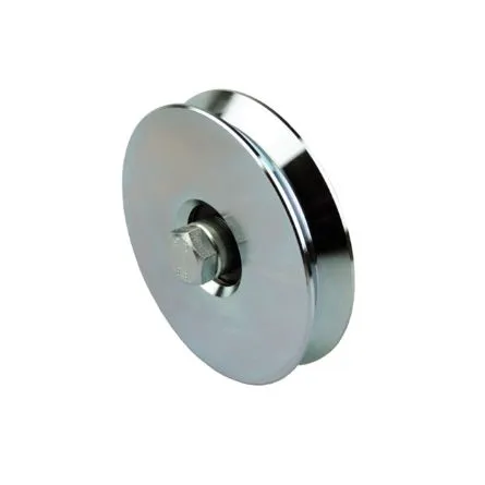 Imagen de Rueda para puertas correderas canal angular con tornillo Aumon
