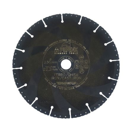 Imagen de Disco diamante corte hierro 230 mm Pentax