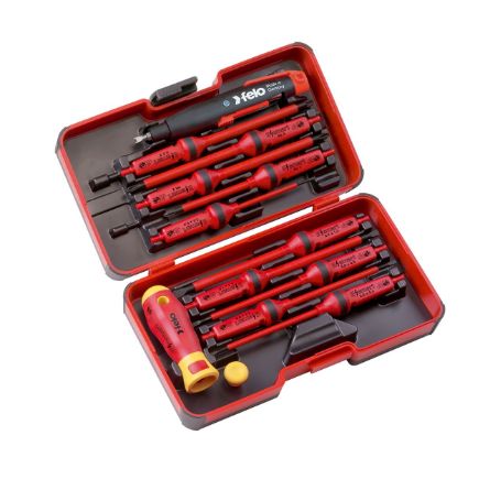 Imagen de Juego destornilladores aislado electricidad Felo