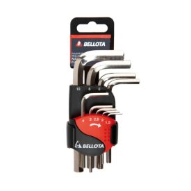 Imagen de Juego 9 llaves allen niquel Bellota 6458-9