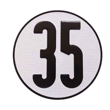 Imagen de Disco limitación velocidad 35 km/h