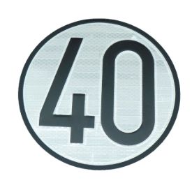 Imagen de Disco limitación velocidad 40 km/h