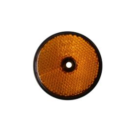 Imagen de Catadióptrico ambar redondo remache