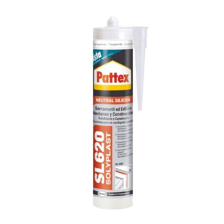 Imagen de Silicona neutra trasparente Pattex SL-620 300 ml.