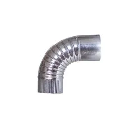 Imagen de Codo chimenea 90º galvanizado