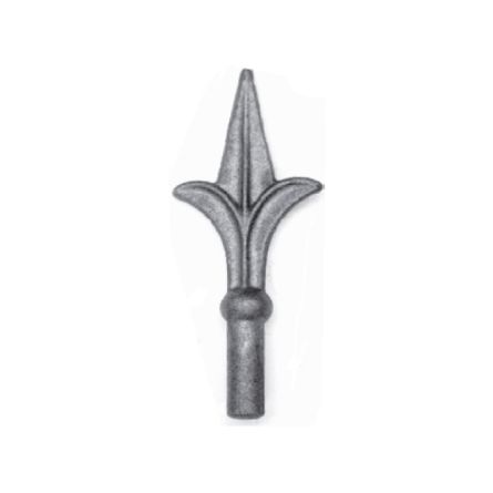 Imagen de Punta lanza forja flor de lis 20x200 mm