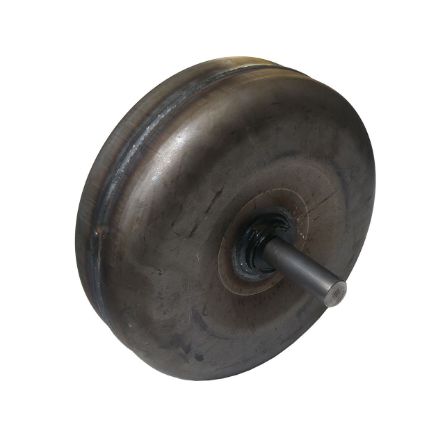 Imagen de Rueda metálica con eje 345x120x30