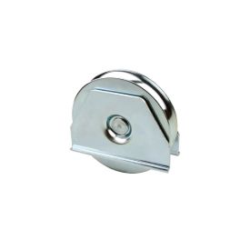 Imagen de Rueda para puertas correderas canal redonda con soporte soldar Aumon