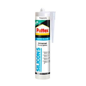 Imagen de Silicona multiusos Pattex 5 transparente 280 ml.