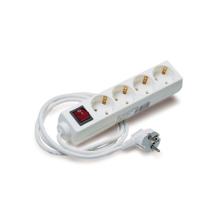 Imagen de Base múltiple 4 tomas con interruptor Tayg
