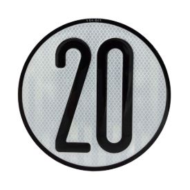 Imagen de Disco limitación velocidad 20 km/h