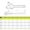 Imagen de Llave ajustable Irimo