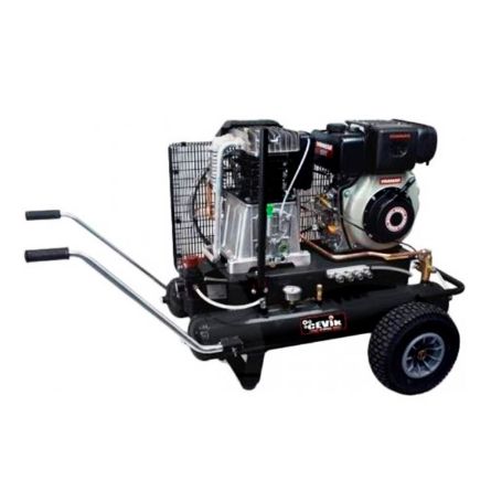 Imagen de Compresor de aire comprimido gasolina Cevik AGRI75DIESEL 17+17 litros