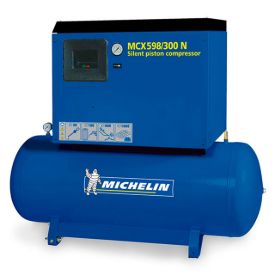 Imagen de Compresor de aire comprimido silencioso de pistón Michelin MCX598/300N