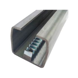 Imagen de Perfil puerta autoportante con cremallera Aumon