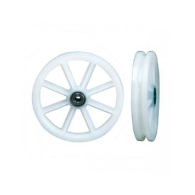 Imagen de Polea nylon una canal doble rodamiento Aumon