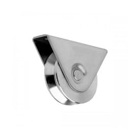 Imagen de Polea en ángulo 80 mm con soporte Aumon