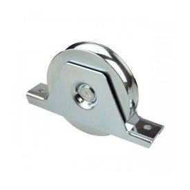 Imagen de Polea con soporte atornillar canal redondo Aumon