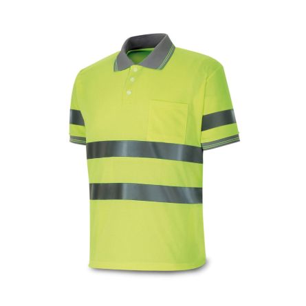 Imagen de Polo alta visibilidad amarillo manga corta talla L