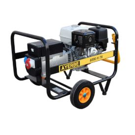 Imagen de Generador eléctrico trifásico Ayerbe AY-8000 H TX 8 KVA motor Honda