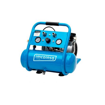 Imagen de Compresor de aire comprimido silencioso 3/4 HP 6 litros Imcoinsa