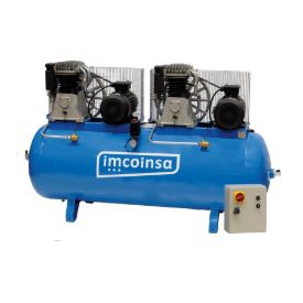 Imagen de Compresor de aire comprimido tandem 5,5 + 5,5 HP 500 litros Imcoinsa 0411