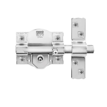 Imagen de Cerrojo niquelado Fac 300-R/80 90 mm