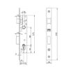 Imagen de Cerradura embutir MCM 1550-21
