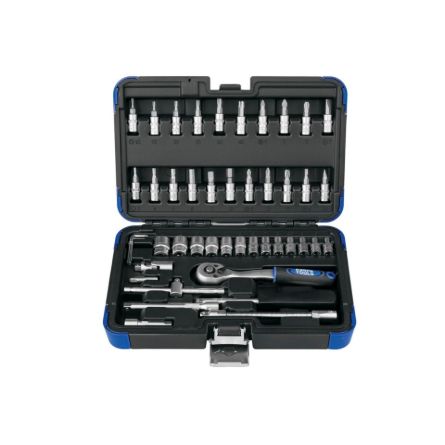 Imagen de Juego llaves vaso 1/4 46 piezas Karpatools