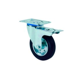 Imagen de Rueda giratoria goma Alex ZV-BS 125 mm 140 kg