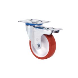 Imagen de Rueda giratoria poliuretano Alex ZV-POL 125 mm 200 Kg