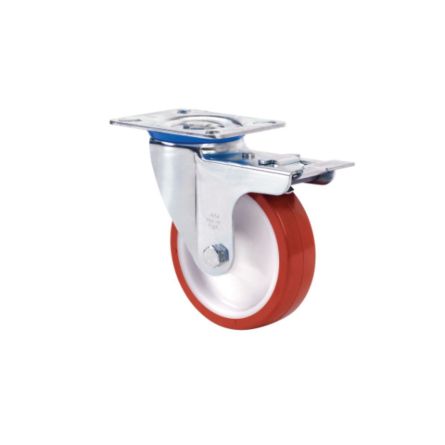 Imagen de Rueda giratoria poliuretano 100 mm 150 Kg Alex ZV-POL