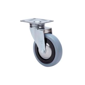 Imagen de Rueda giratoria goma Alex A-PGA 125 mm 90 Kg sin freno