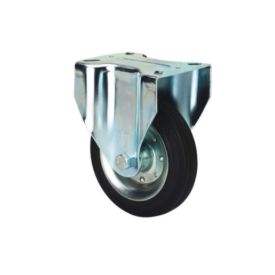 Imagen de Rueda fija goma Alex ZV-BS 160 mm 180 kg sin freno