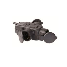 Imagen de Adaptador triple Schucko de goma 16A 250V