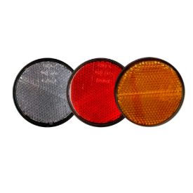 Imagen de Catadióptrico redondo adhesivo 60 mm