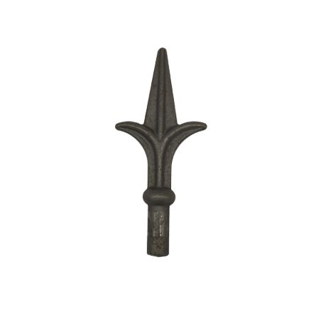 Imagen de Punta lanza forja flor de lis 16x160 mm