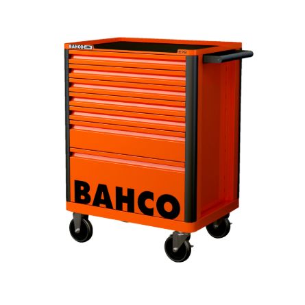 Imagen de Carro herramientas taller 7 cajones Bahco naranja