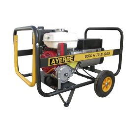Imagen de Generador eléctrico dual Gas-Gasolina 6,6 KVA/3 KVA Ayerbe 8000 H TX E GAS 400V