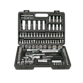 Imagen de Juego llaves vaso y destornilladores 1/4 - 1/2 108 piezas Karpatools