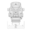 Imagen de Asiento tractor suspensión neumática Grammer Máximo Confort plus