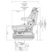 Imagen de Asiento tractor suspensión neumática Grammer Máximo Confort plus