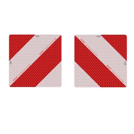 Imagen de Juego placas carga sobresaliente 282x282 mm de aluminio