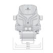 Imagen de Asiento tractor suspensión neumática Grammer Máximo Professional