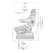Imagen de Asiento tractor suspensión neumática Grammer Máximo Professional