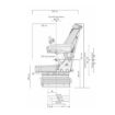 Imagen de Asiento tractor suspensión neumática Grammer Compacto Confort S