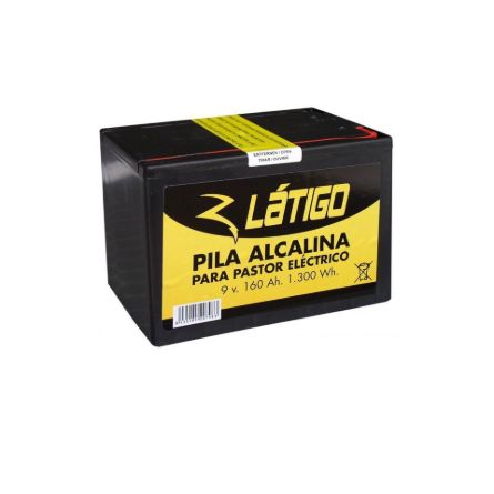 Imagen de Pila pastor eléctrico Zar Látigo 9 V 160 Ah