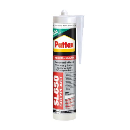Imagen de Silicona neutra blanca Pattex SL-650 300 ml
